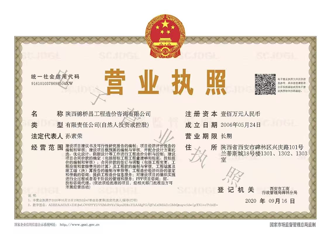 开业证照