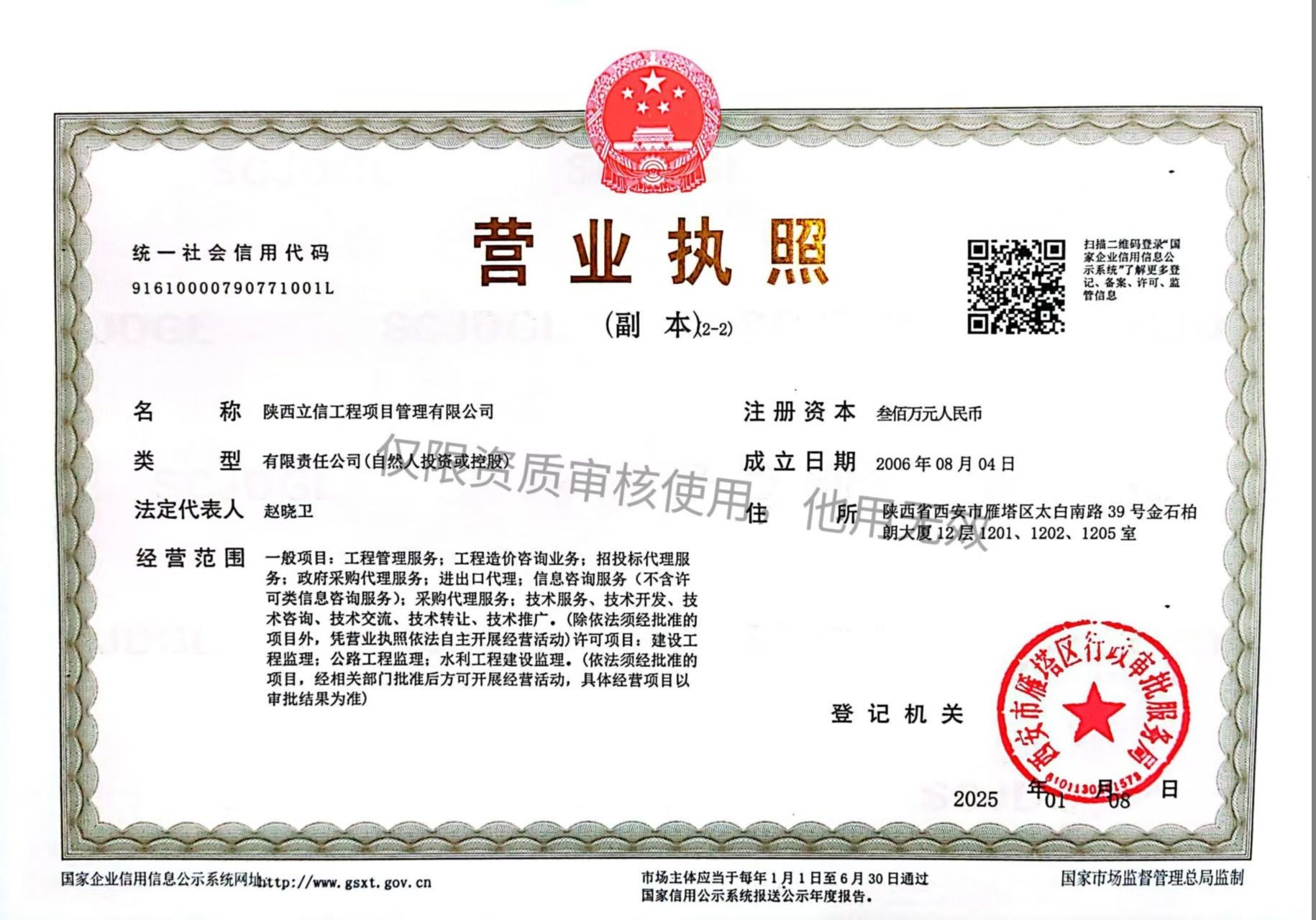 开业证照