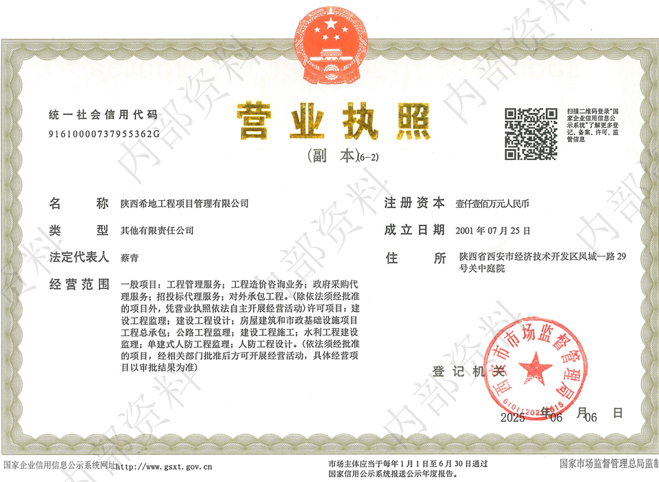 开业证照