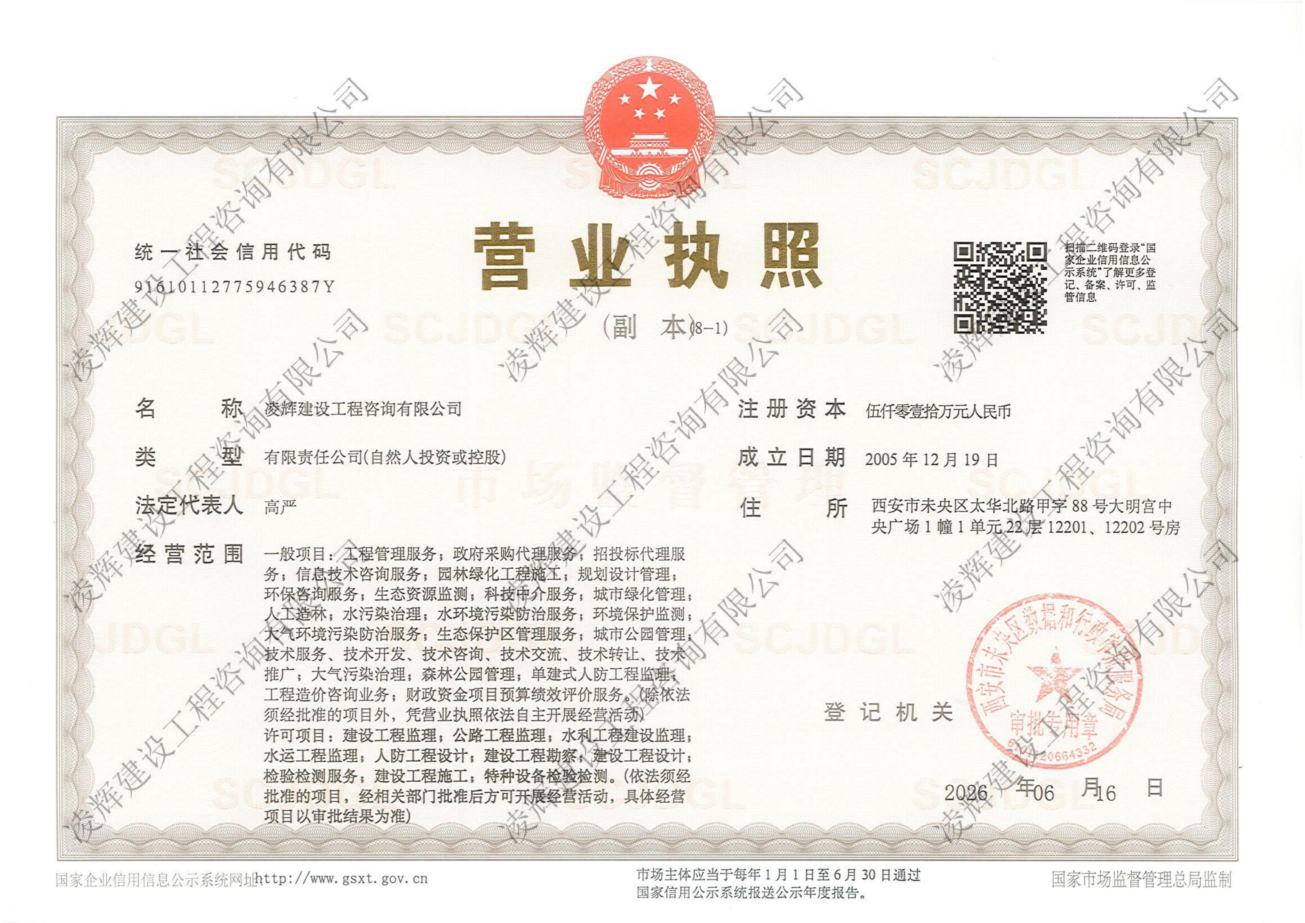 开业证照