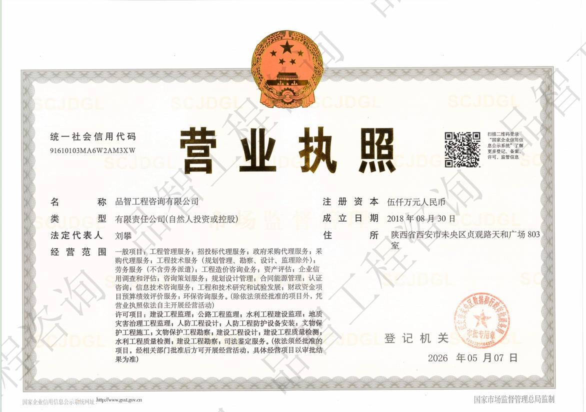 开业证照